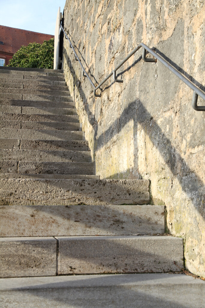 Treppe und Schatten Motiv