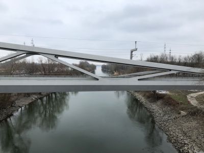 Eisenbahnbrücke über dem Donaukanal